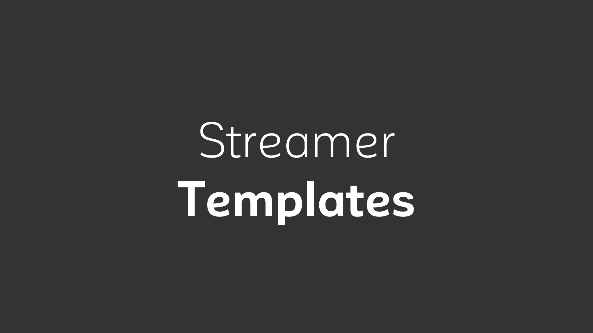 cupon descuento streamer templates